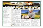 Agricultural Service Board Newsletter ‘Not weeds to me’ · 2017-07-25 · Kelsey Fenton - Assistant Agricultural Fieldman Corey Stuber - Agricultural Foreman Wanja Nordin - Administrative
