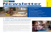 Newsletter...Newsletter Volume 1 March 2016 EU + Joint Programming on Nutrition This Newsletter aims to inform about the status and achievements of the EU+ Joint Programming on Nutrition