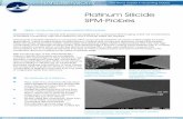 Platinum Silicide SPM-Probes - Nanosensors · Platinum Silicide SPM-Probes n Highly conductive and wear-resistant SPM probes NANOSENSORS™ Platinum Silicide AFM probes are designed