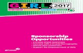 Sponsorship Opportunities - Girl Scouts · sponsorship during monthly webinars held 9 months prior to the event for Girl Scout council staff. Social Media Visibility — Acknowledgment