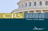 ANNUAL REPORTANNUAL REPORT Congressional Research Service Library of Congress Fiscal Year 2015 To the Joint Committee on the Library United States Congress Pursuant to iii F rom international
