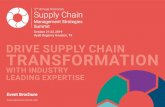 DRIVE SUPPLY CHAIN TRANSFORMATION...Ann Lee-Blythe, Director of Supply Chain, Faraday Future COLLABORATION & TRANSPARENCY Supply Chain Lean and Continuous Improvement Lanny Million,