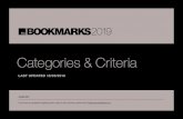 Categories & Criteriaentry.thebookmarks.co.za/Documents/Bookmarks/... · Think Uber or Instagram. • Design & user experience ... microsites, e-commerce sites, public service and
