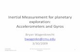 Inertial Measurement for planetary exploration: Accelerometers and Gyrossensing-sensors/S2009/student_lectures/... · 2009-04-01 · Inertial Measurement for planetary exploration: