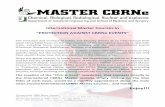 International Master Courses in · 2018-03-08 · International CBRNe Master Courses Department of Industrial Engineering, University of Rome “Tor Vergata” Via del Politecnico