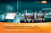 Digital, not analog: One manifold for all refrigeration ...€¦ · • Simultaneous display of up to 6 Testo Smart Probes • Stored menus for, among others, automatic calculation