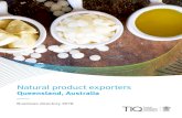 Natural product exporters - Trade & Investment Queensland · Natural product exporters — Queensland, Australia Business directory 2018 | Page 7 Overview Grown in the pristine natural