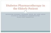 Diabetes Pharmacotherapy in the Elderly Patient€¦ · T2DM in the Elderly Diabetes in the elderly is metabolically distinct Fasting hepatic glucose production is not increased Age-related