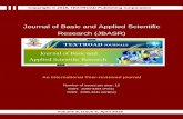 Journal of Basic and Applied Scientific Research … Vol. 8...Journal of Basic and Applied Scientific Research (JBASR) is a peer reviewed, open access international scientific journal