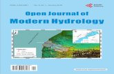 Open Journal of Modern Hydrology, 2016, 6, 1-42€¦ · Open Journal of Modern Hydrology (OJMH) Journal Information SUBSCRIPTIONS The Open Journal of Modern Hydrology (Online at Scientific
