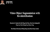 Video Object Segmentation with Re-identificationVideo Object Segmentation with Re-identification Xiaoxiao Li, Yuankai Qi, Zhe Wang, Kai Chen, Ziwei Liu, Jianping Shi Ping Luo, Chen