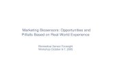 Marketing Biosensors: Opportunities and Pitfalls Based on ... · Marketing Biosensors: Opportunities and Pitfalls Based on Real-World Experience ... DynaflowTM: application oriented