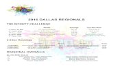 2016 DALLAS REGIONALS...2016 DALLAS REGIONALS THE IN10SITY CHALLENGE 1st Place- $1,000 2nd Place- $750 3rd Place- $500 4th Place- $250 5th Place- $100 Dance Integrity Studio PC Dance