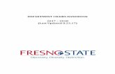 Department Chairs Handbook - California State University ...Provide guidance to faculty regarding the teaching, research, and service components of their workload as needed. Assist