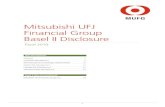 Mitsubishi UFJ Financial Group - 三菱UFJフィナン …Basel II, as adopted by the Japanese FSA, has been applied to Japanese banks since March 31, 2007. Basel II is a Basel II