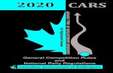 CARS€¦ · within Canada. CARS is a not-for-profit corporation with authority over Rally Sport activities in Canada and is affiliated with ASN Canada FIA. The CARS executive represent