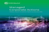 Managed Corporate Actions · 2020-05-08 · Managed Corporate Actions (MCA), from IHS Markit, provides a centralized source of validated corporate actions data for more than 3 million
