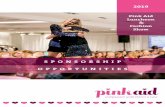 LI19 Corp Brochure Final rev - Pink Aid...to our generous corporate sponsors please support these businesses in our community founding sponsors pink tourmaline a e s t h et ic pl as