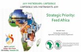 Strategic Priority: Feed Africa - African Development Bank · 2017-04-07 · Develop agro-dealer supply systems Support wide-scale deployment of innovative farmer extension models.
