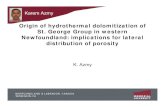 Origin of hydrothermal dolomitization of St. George Group ... · Karem Azmy Publications (cont.) Azmy, K., Knight, I., Lavoie, D., Chi, G., 2009.Origin of the Boat Harbour dolomites