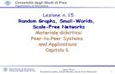 Lezione n.15 Random Graphs, Small-Worlds, Scale-Free Networkpages.di.unipi.it/ricci/23-05-2006-Scalefree.pdf · Lezione n.15 Random Graphs, Small-Worlds, Scale-Free Networks Materiale