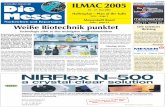 ILMAC 2005 Seite 01 - DIE MESSE · Wolfgang Kopp, technical director of Degussa’s Rheinfelden plant. When the results proved positive, a simi-lar system was introduced shortly af-terwards