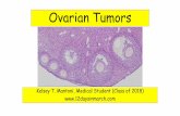 Ovarian Tumors - 12DaysinMarch12daysinmarch.com/.../Ovarian-Tumors-12daysvideo.pdf · Ovarian Tumors Germ Cell Metastatic Sex Cord Epithelial Serous Mucinous Brenner Endometroid Dysgerminoma