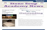 Stone Soup Academy News HT4€¦ · Stone Soup Academy News Half Term 4 Pythian Club and Nottingham Forest Bonington Theatre Becky Ashmore Through Graham Moran at Nottingham Forest