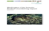 Wellington City forests: Rodent monitoring report · Wellington City Forests: Rodent Monitoring Report – May 2019. Greater Wellington Regional Council, Unpublished internal report,