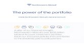 The power of the portfolio - Northwestern Mutual...from modern portfolio theory called “the efficient frontier.” The actual average annual return and risk level of three common