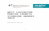 westlavington.org.uk  · Web viewThese model standing orders update the National Association of Local Council (NALC) model standing orders contained in “Local Councils Explained”
