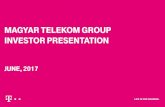 MAGYAR TELEKOM GROUP INVESTOR PRESENTATION · Magyar Telekom’s total revenue based ITmarket share is ca. 12% IT services market represents ca. 40% of the total IT market IT Services