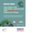 Be partof it - MACH 2020 · 2020-05-27 · be partof it... the event for inspiring, innovating and connecting manufacturing ... and invest in the digital revolution. 04 reasons to