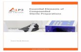 Essential Elements of Compounded Sterile Preparations - Home Study... · guidelines and current standards of practice for pharmacy compounding is for educational reference purposes