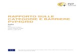 آ  Rapporto sulle categorie e barriere pvp4grid ... RAPPORTO SULLE CATEGORIE E BARRIERE PVP4GRID Italia