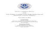 Privacy Compliance Review of the NOC Publicly Available ... · (NOC), has statutory responsibility to (1) provide situational awareness and establish a common operating picture for