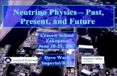 Cracow School Neutrino Physics – Past, Present, and Futureth- · Cracow School Imperial College/RAL Dave Wark Neutrino Physics – Past, Present, and Future Dave Wark Imperial/RAL