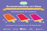 Sustainability on Sea · Welcome to Sustainability on Sea festival 2019, Transition Town Hastings’s festival celebrating the projects and organisations that help the people of the