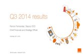 Orange Q3 2014 results presentation · This presentation contains forward-looking statements about Orange. Although we believe these statements are based on reasonable ... Q3 2014