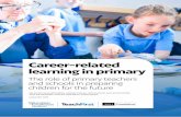 Career-related learning in primary - Education and Employers...8.2 Case study interview questions 75 8.3 Expert panel discussion attendee list 76 8.4 Expert panel discussion questions
