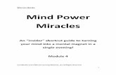 Warren Banks Mind Power Miracles · Warren Banks Mind Power Miracles ... There is no limit to how much we can learn. If we will only acquire that ... Winners never quit and quitters