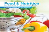 Food & Nutrition - Nova Scotia Department of …...This guide has been developed for child care settings in Nova Scotia . The intent is for child care facilities and family home day