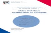 GUIDE PRATIQUE COMMISSION DE REFORME - CDG13 · 7 GUIDE PRATIQUE - COMMISSION DE REFORME Guide pratique Commission de Réforme Présentation de la Commission de Réforme. Au sein