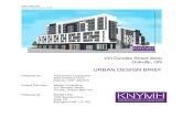 URBAN DESIGN BRIEF planning/da-13160404-udb.pdf · Urban Design Brief KNYMH Project Number 15099 KNYMH Inc. 1 Urban Design Brief Objective KNYMH Inc has been retained to provide an