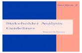 Stakeholder Analysis Guidelines - HFG€¦ · Stakeholder Analysis Guidelines 2-3 Step 1: Planning the Process Define the purpose of the analysis, and identify uses for the results.