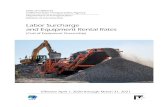 Labor Surcharge and Equipment Rental Rates · 4/1/2020  · FOR LABOR SURCHARGE AND EQUIPMENT RENTAL RATES . April 1, 2020 - March 31, 2021 ... classification heading in the Labor