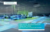 Factory Automation Starter Kits - Siemens...Order No.: FABR-STKT-0917 Printed in U.S.A. ©2017 Siemens Industry, Inc. The technical data presented in this document is based on an actual