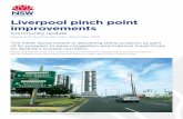 Liverpool pinch point improvements...at Liverpool Project is scheduled to be completed by end of 2019. Up to 1.1 hours saved per year per road user in AM peak The proposal includes: