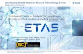 Tool-based “Essential Analysis” for simple and formally verified … · 2018-05-01 · Since 2014, ETAS is supporting various Bosch business units in implementation, provide SCODE
