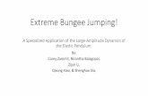 Extreme Bungee Jumping! - University of Arizonagabitov/teaching/141/math_485/Fina… · Extreme Bungee Jumping! A Specialized Application of the Large-Amplitude Dynamics of the Elastic